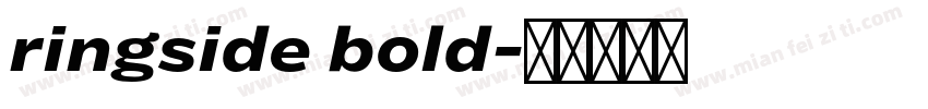 ringside bold字体转换